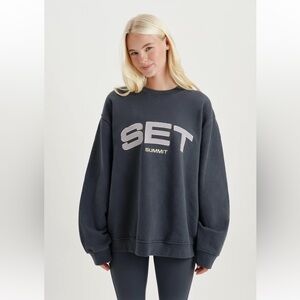 Set Active Staple SET Summit Crewneck Sweatshirt HIMALAYA M/L NWT